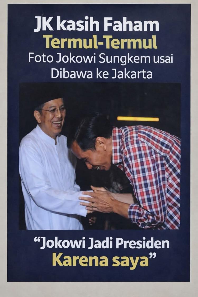 Melawan Amnesia Sejarah: Peran Jusuf Kalla di Balik Lahirnya Jokowi di Panggung Nasional